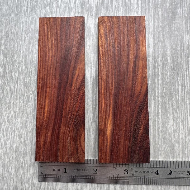 Uotowell Blank Scales Wood Handle for Knife Pre-Cut Sandalwood Sheets for Engraved Decorative Guitar Bodies, Necks, Gun Grips and Knife Handle Scales Blanks - Image 3